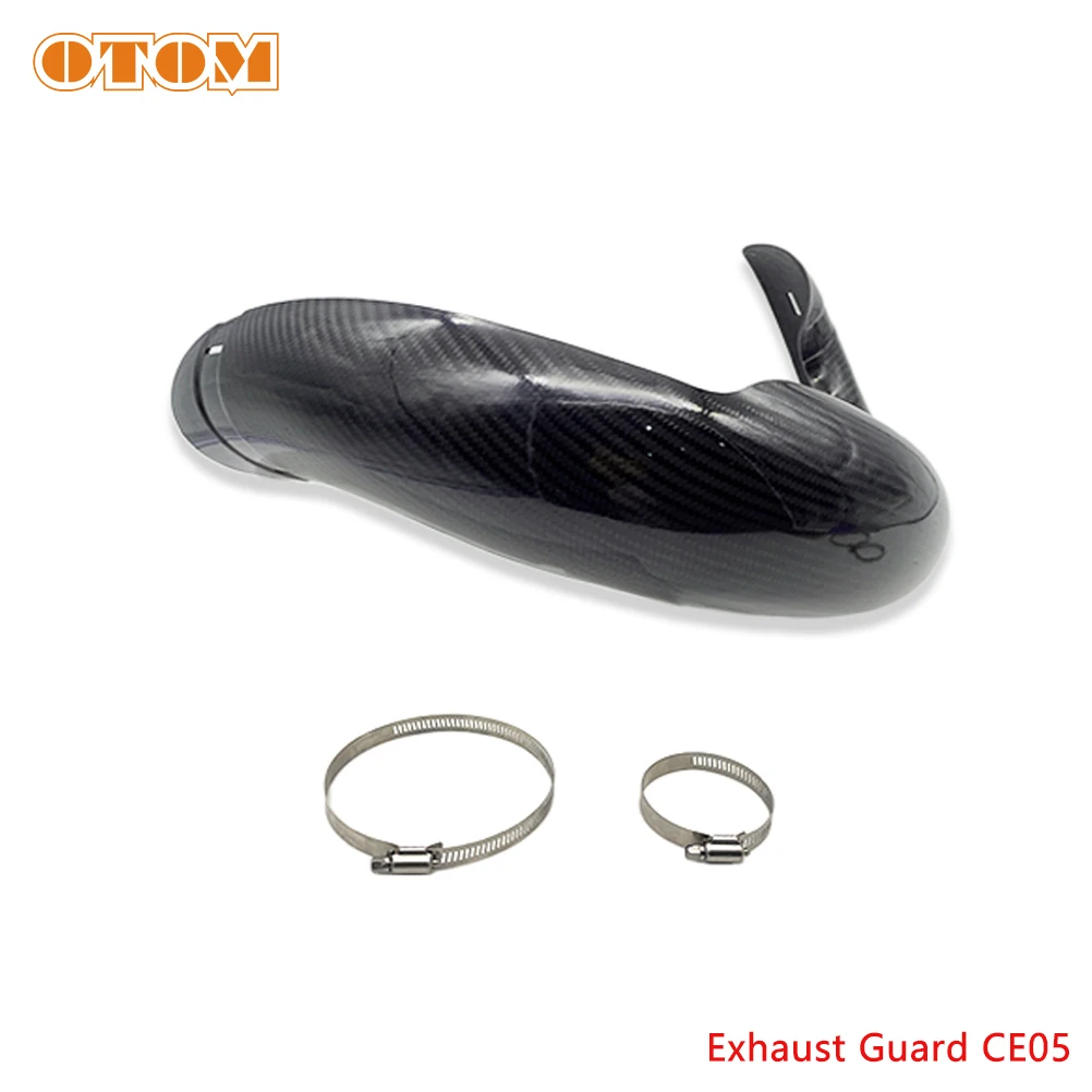 

Теплозащитный экран выхлопной системы мотоцикла, защитный чехол для глушителя из углеродного волокна для KTM 2019-2023 HENGJIAN Z300, 2-тактный велосипед для грязи, защита трубы