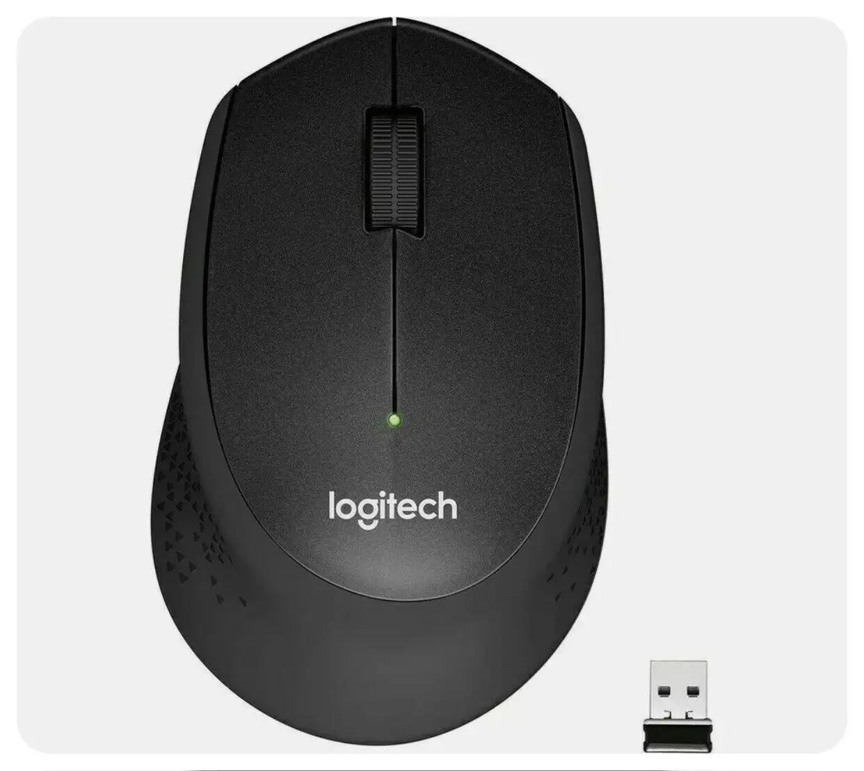 

LOGITECH M330 Silent Plus Wireless Optical Mouse In Black New Factory Sealed