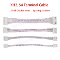 5pcs xh2 54 female terminal plug with cable wire connector singledouble jst 2 54 mm 2p 10 pin xh2 54mm red and white wire