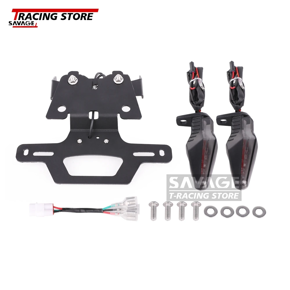 GSX8S держатель номерного знака с подсветкой для Suzuki GSX-8R GSXS8R GSX-8S комплект