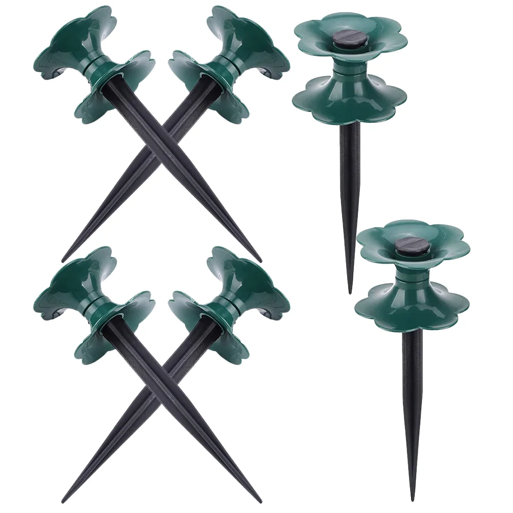 

6 Pcs Hose Guide Spike Water Pipe Garden Holders Gardening Supplies Stakes Versatile Stand Lawn Support