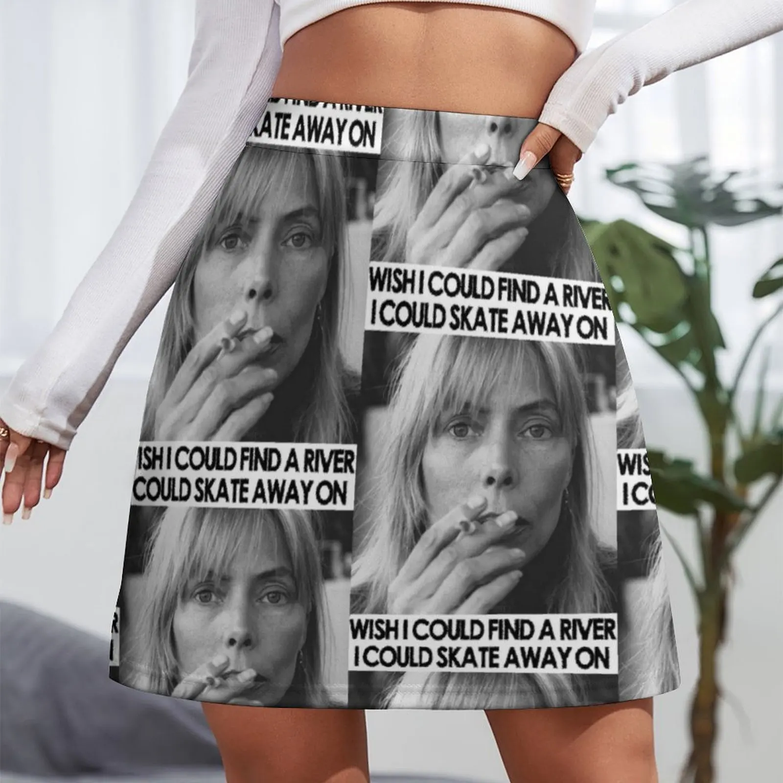 Joni Mitchell-R River Mini Юбка женская Женское платье новинка в одежде Женские платья