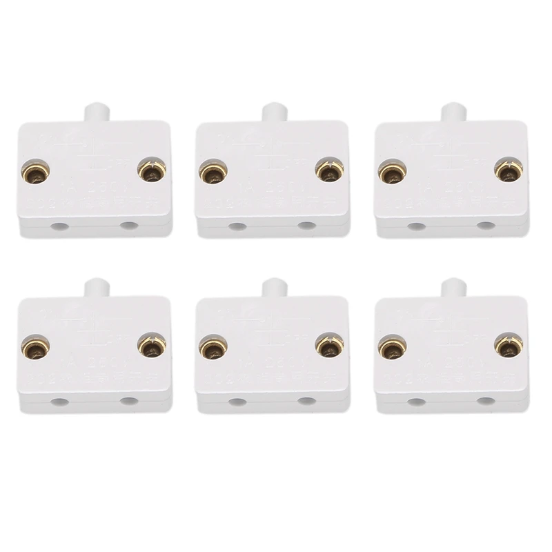 

24Pcs Door LED Switch For Closet Light,Normally Closed Cabinet Electrical Lamp Switches,For Closet Pantry Cabinet White