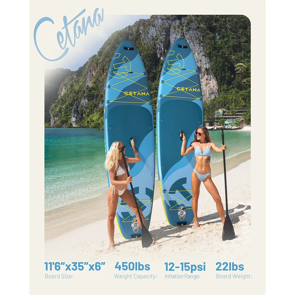 Фото Надувная SUP-доска CETANA New Sup Board 11'6