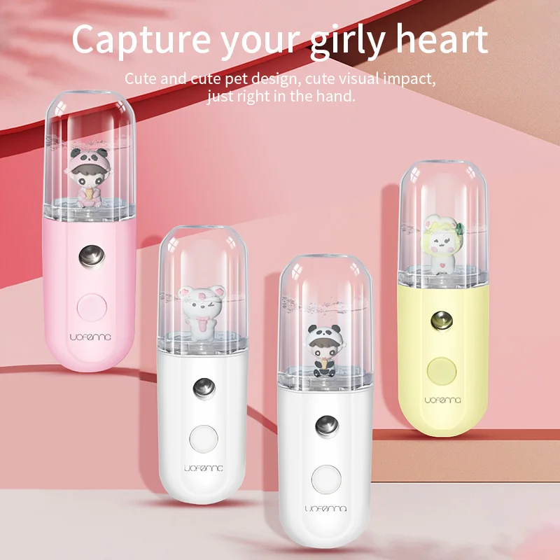 

Нано-опрыскиватель для лица Mini USB увлажнитель для лица, распылитель, увлажняющие косметические инструменты, уход за кожей