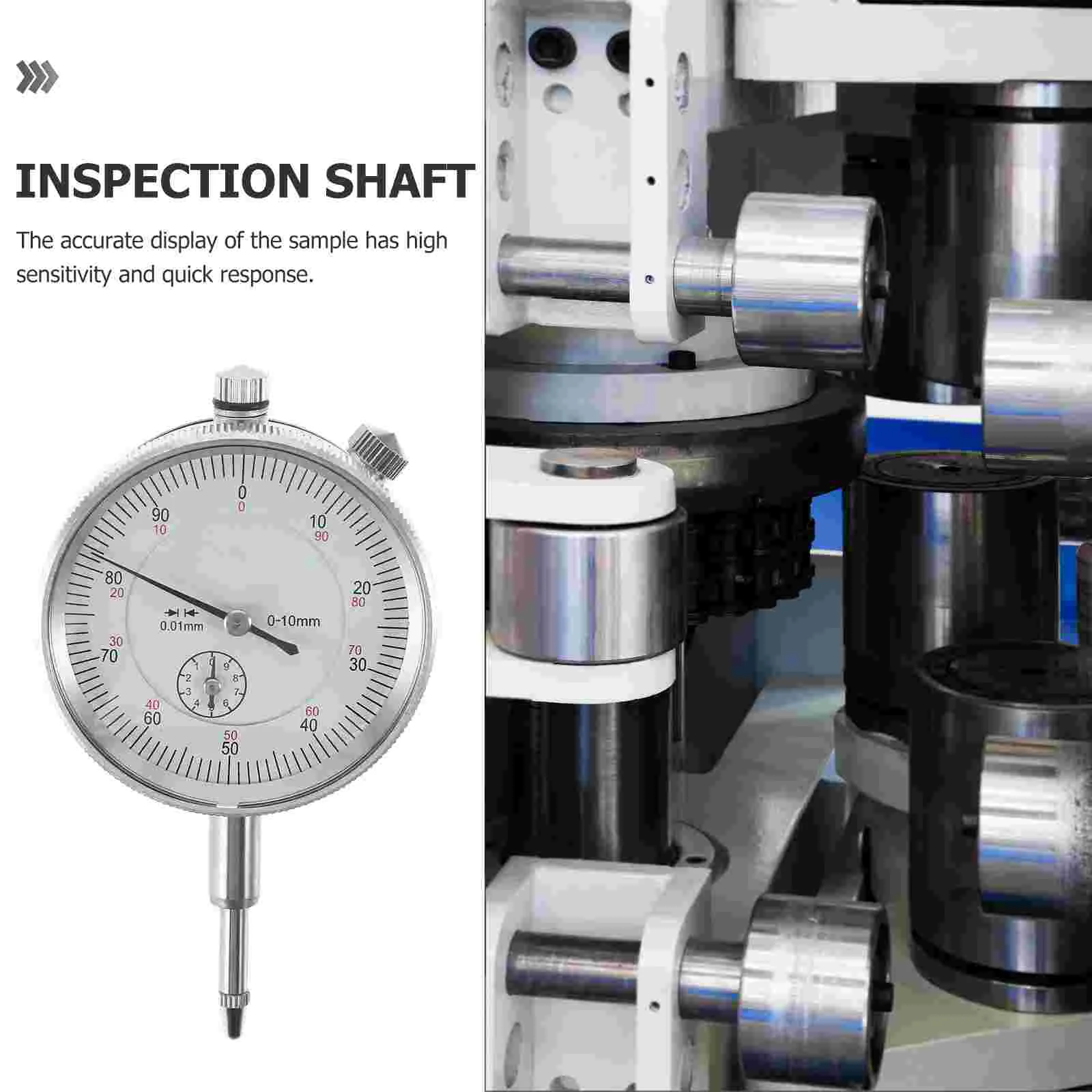 Индикатор процента Быстродействующий циферблатный манометр Прецизионный