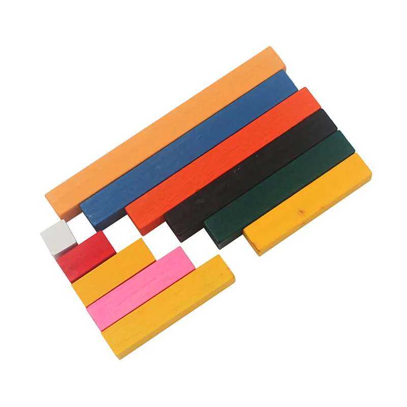 

Montessori Rainbow Wooden Math Toys 1-10cm Number Sticks Count Stick Ascending Kids Educational Materials Toys Christmas Gifts