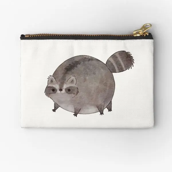 

Chubby Trash Panda Zipper Pouches Packaging Cosmetic Coin Bag Underwear Women Storage Socks Money Wallet Key Pocket Small Pure