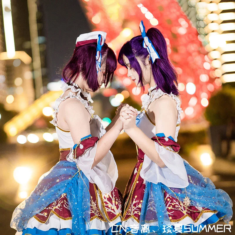 LoveLive! Солнечный свет Сен снег после школьной активности Kazuno Leah Сара Косплей