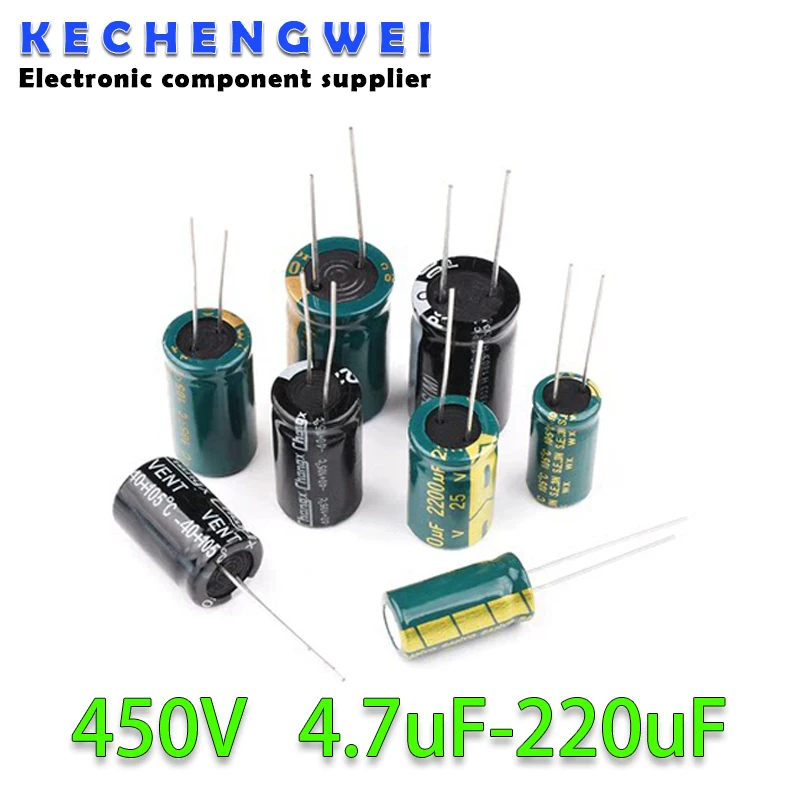 Высокочастотный низкоалюминиевый электролитический конденсатор 450 в 4 7 мкФ 10 22 33