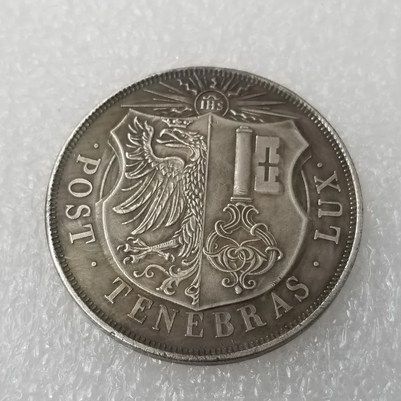 

Швейцарские серебряные монеты 1848 года, домашний декор, монеты на удачу, волшебные коллекционные монеты, рождественские подарки #189-2