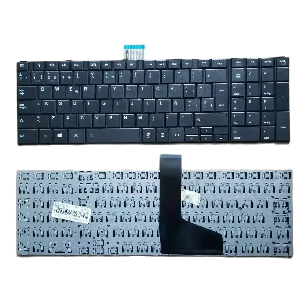 Новая американская британская русская испанская клавиатура для Toshiba SATELLITE C850 C850D C855 C855D RU SP (art.: 3920cd1a62d64) - 3920cd1a62d64