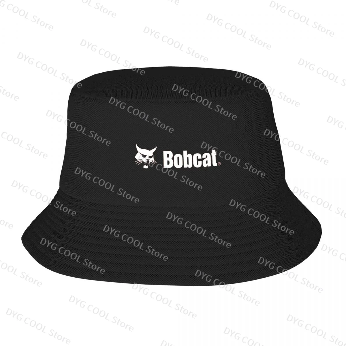 

Summer New BOBCAT Printed Personality Unisex Bucket Hat Fashion Outdoor Fishing Sunshade Hat