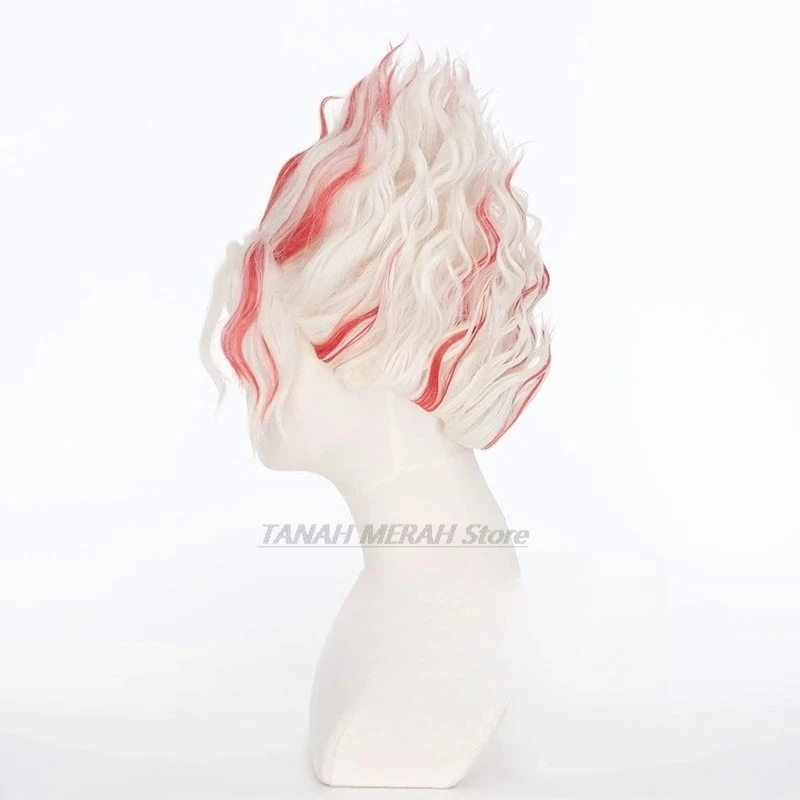 Okarun Occult Kun Косплей Парик Аниме Dandadan Очки Takakura Momo Ayase Белый Красный Короткие Волосы