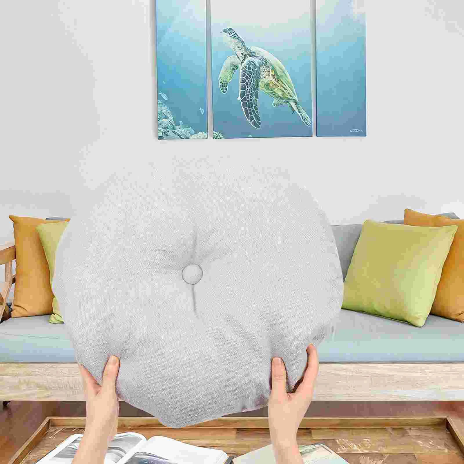 

Floor Mattress Adults Floor Pillows Pillow Seat Casual Floor Seat Cushion Plush Large Grey Cushions Child