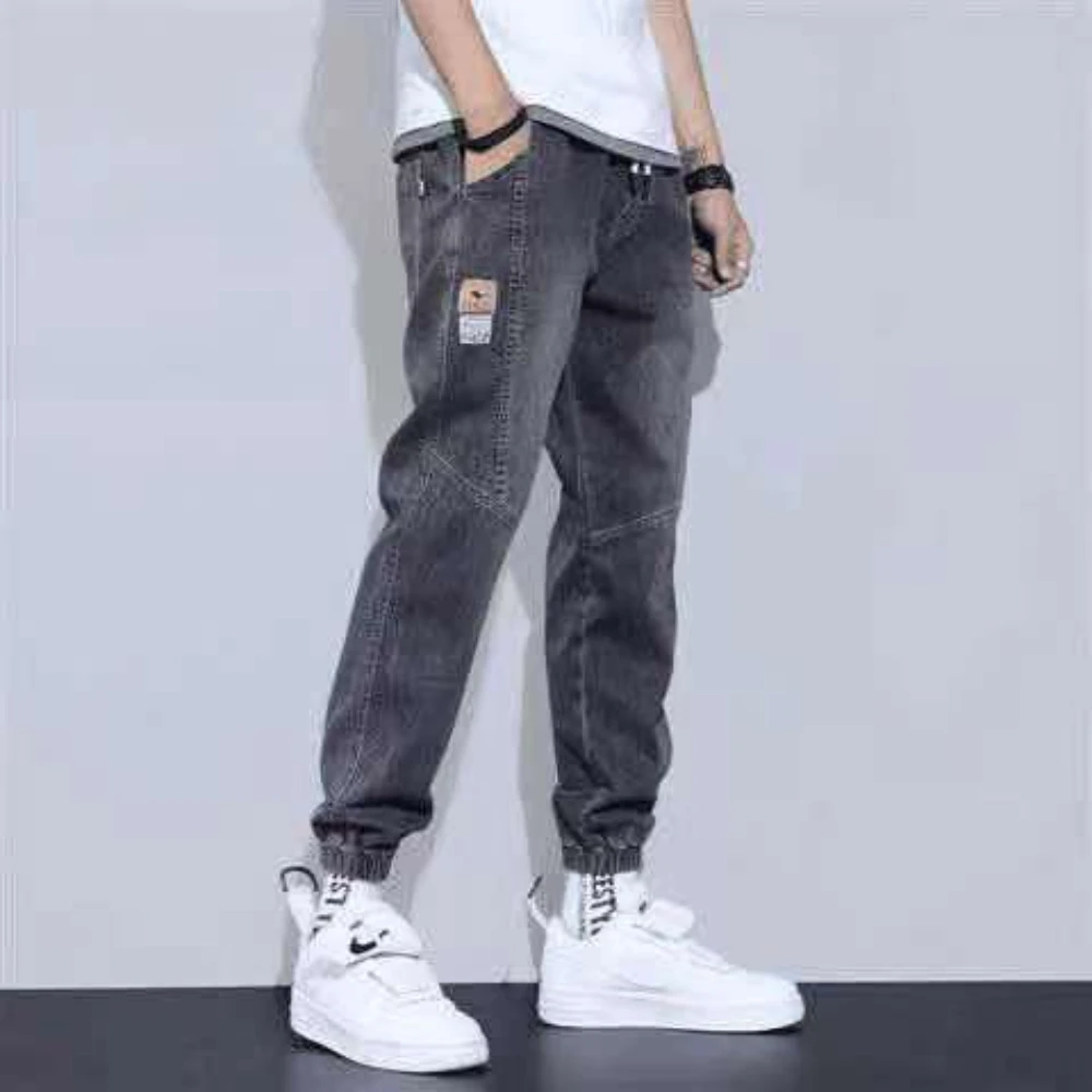 2022 Teenagers Denim Jeans Men's Korean Feet Brand Stretch Men's Trousers Summer Thin Casual Ripped Ankle Length Pants jeans men