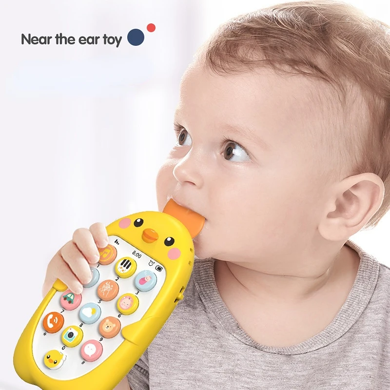 Baby simulation phone handset Early education educational toys Children's toys gifts fake phone  baby toys