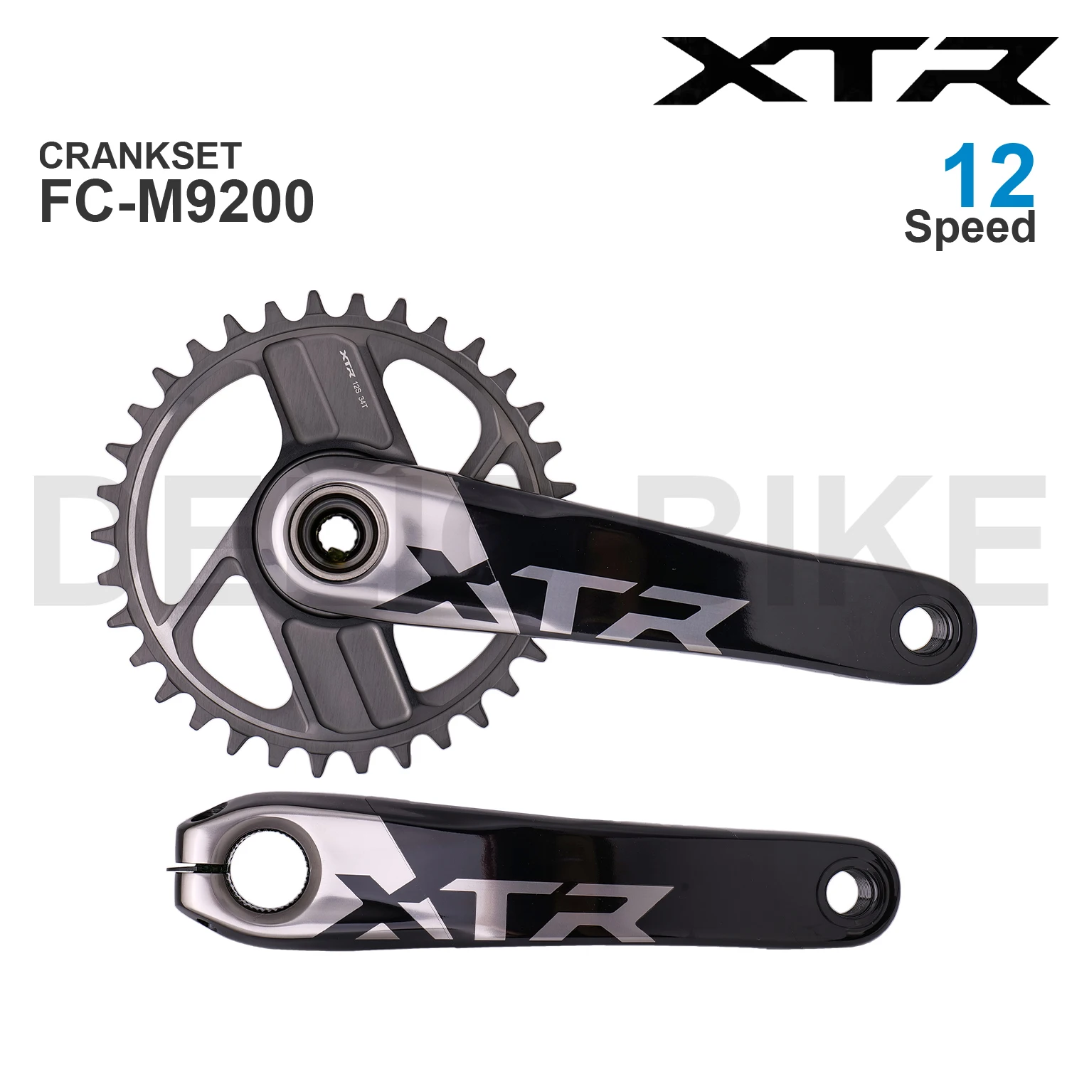 Фото Комплект оборудования Shimano XTR M9200 на 12 скоростей: SW-M9250-R, RD-M9250, FC-M9200, CS-M9200, CN-M9100, M9220, тормоза EC-DN100, BT-DN320. Оригинальные запчасти. №2