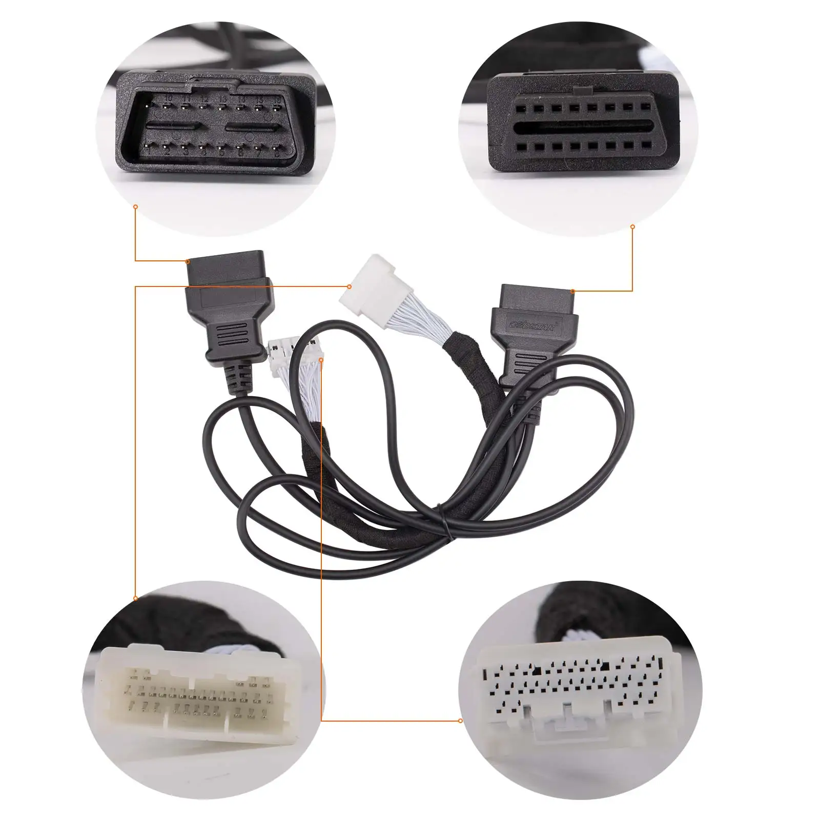 Фото Кабель OBDSTAR FP-30 для 30-контактного кабеля Toyota 4A 8A-BA Proximity All Keys Lost Bypass PIN, используемый с X300 DP Plus/G3/X300 Pro4 №2