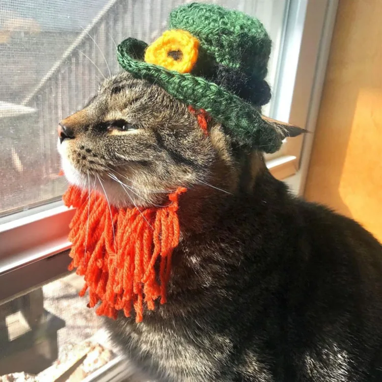 

Halloween handmade knit loveliness pet cats dogs scanf hat cap HC-118