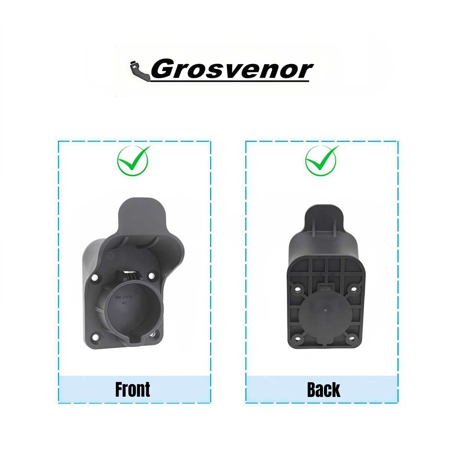 Фото Держатель зарядного кабеля для электромобилей Type1 Type2 GBT NACS SAEJ1772 IEC62196-2, аксессуары для настенных зарядных станций EVSE №3