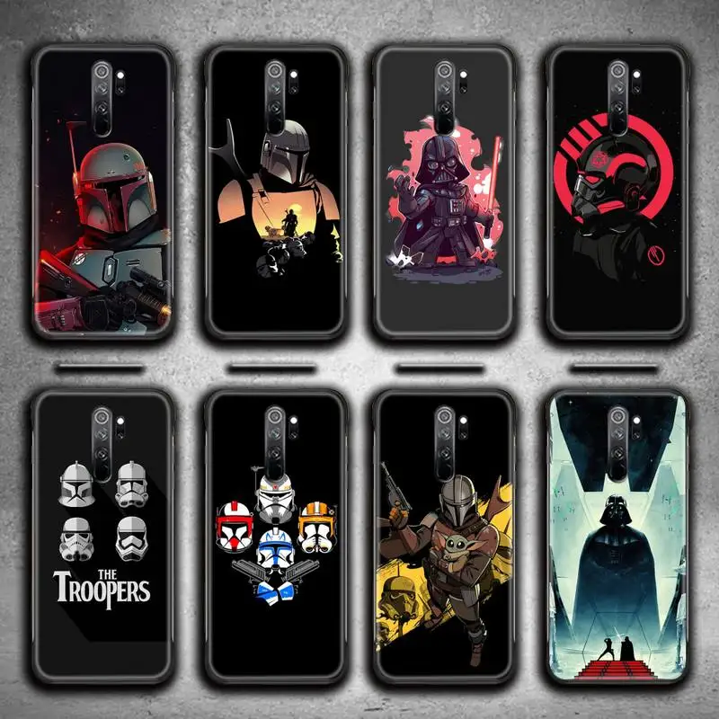 

Star wars Mandalorian Phone Case for Redmi 9A 9 8A Note 11 10 9 8 8T Pro Max K20 K30 K40 Pro