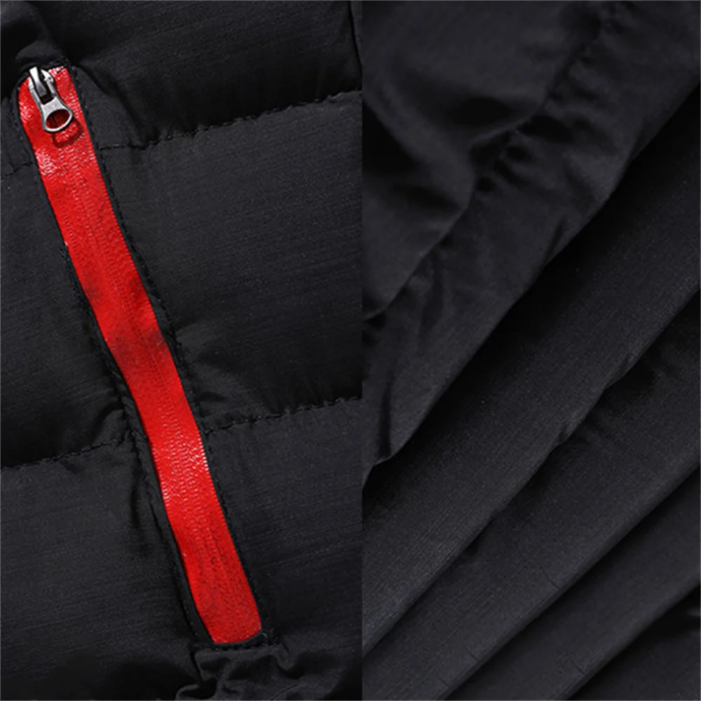 New Solid Stand Collar Male Windbreak Cotton Padded Down Jacket Warm Thick Men Parka Jackets Winter Casual Mens Outwear Coats