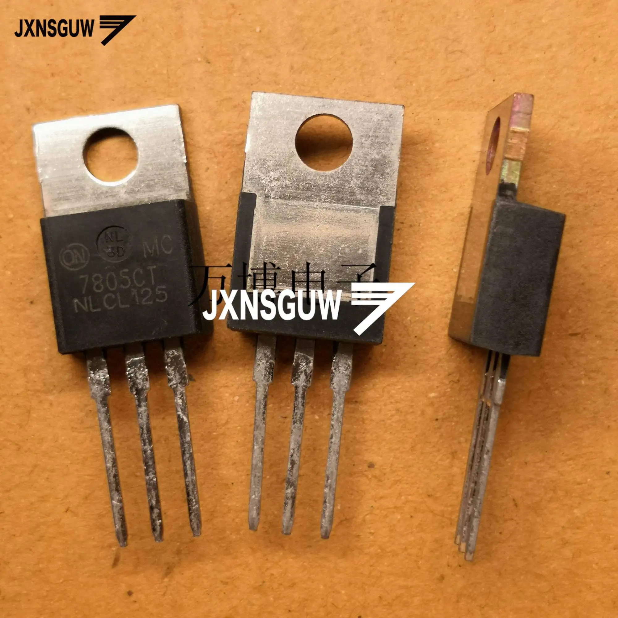 

10 шт. на MC7805CT TO-220 транзистор 7805 аудио Пара трубки питания MC7805CT транзисторный Триод LM7805 5V толстый тип подложки