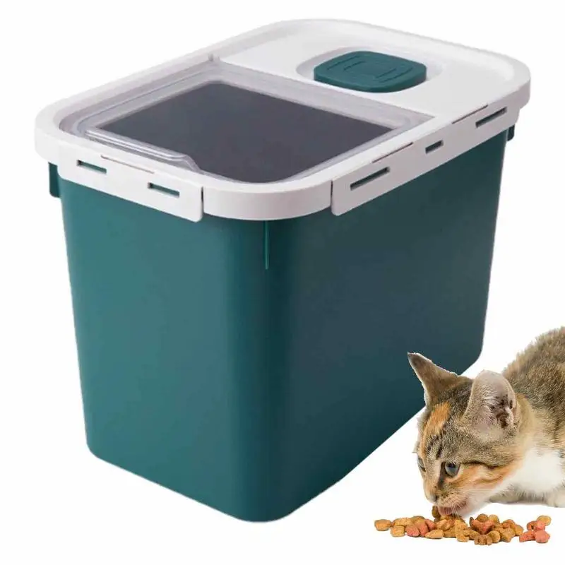 

Pet Dog Food Storage Container Dry Food Box Bag Moisture Proof Seal Airtight Sealing Box Kitchen Grain Storage Kitten Products