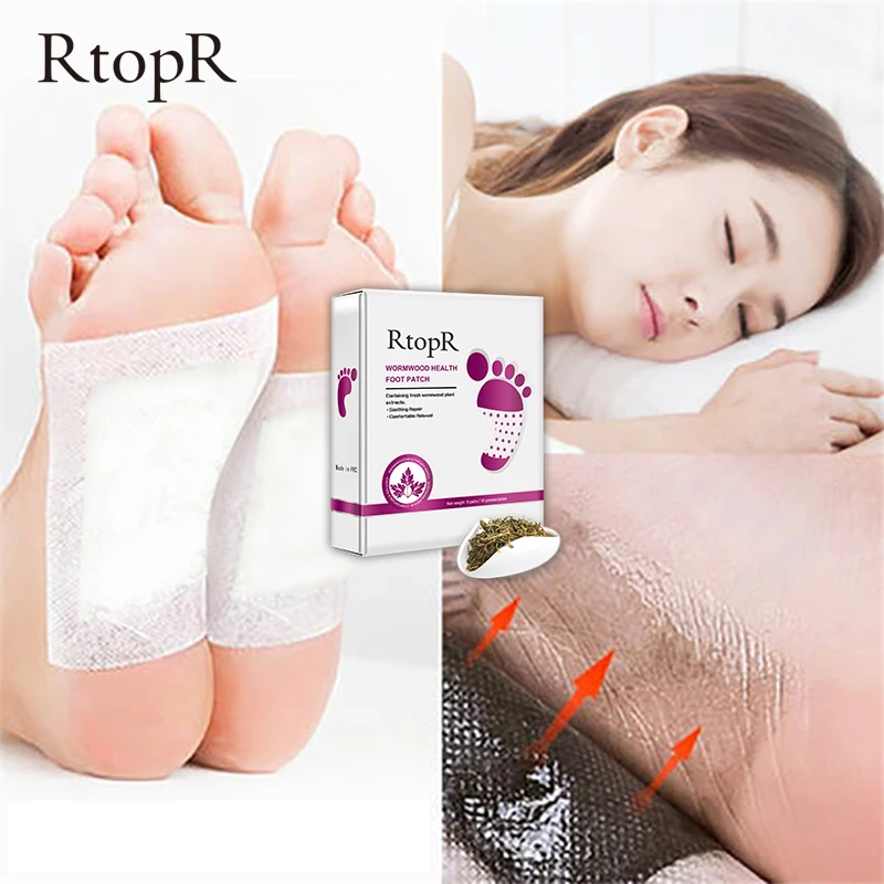 

Detox Foot Patch Wormwood Pads Patches With Adhersive Foot Care Tool Improve Sleep Slimming Detoxification Foot Cares 5 Pairs