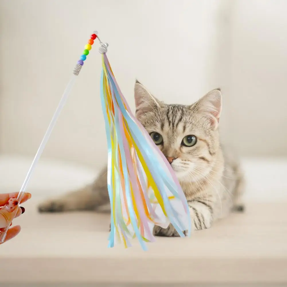 

Милая игрушка для котят, Мягкая интерактивная игрушка, веселая игрушка для кошек, трость для питомца, игрушка