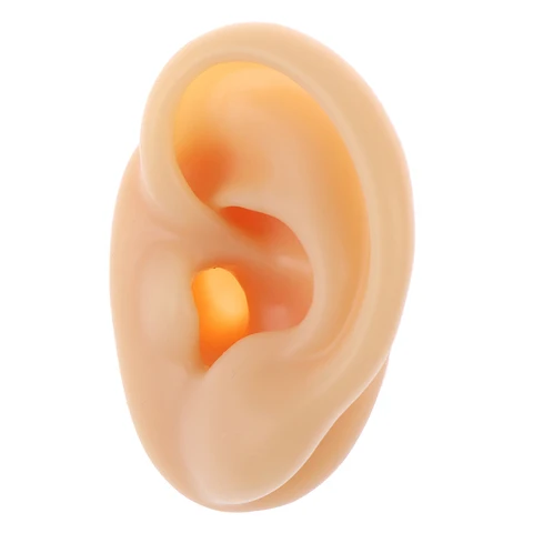 Силиконовая модель уха для пирсинга