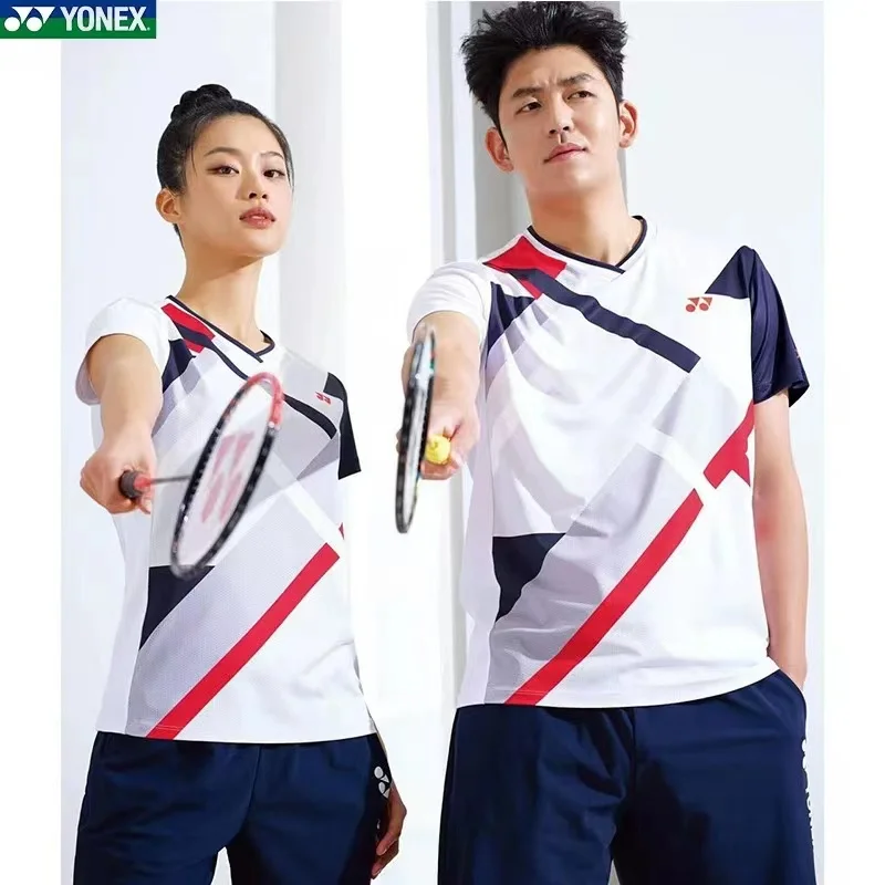 

Summer YY Fast Absorbent Breathable Lightweight Tennis Badminton T-shirt Men And Women Outdoor Sports