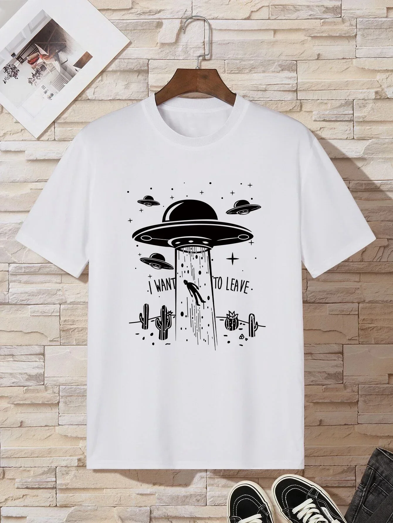 Рубашка мужская с принтом Иван толив повседневный модный топ круглым вырезом и