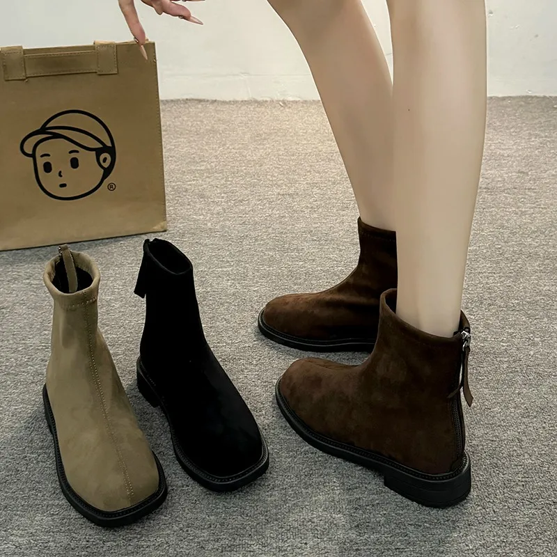 Ботинки женские новинка 2024 роскошные дизайнерские ботинки Челси осенние модные