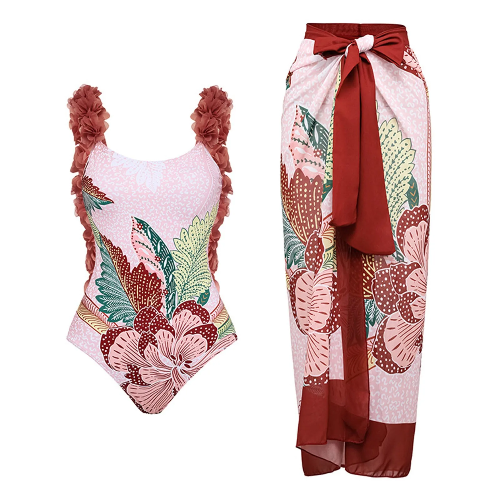 

Соблазнительные микро бикини 2023, женское бикини с высокой талией, богемный монокини с пуш-ап и принтом, цельные пляжные бикини для девочек