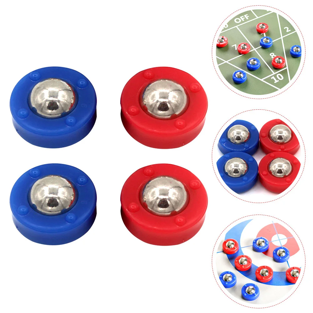 

2 Sets Desktop Accessories Tabletop Shuffleboard Game Rolling Beads Equipment Foosball Supplies Sliding Toy Soccer Funny Balls