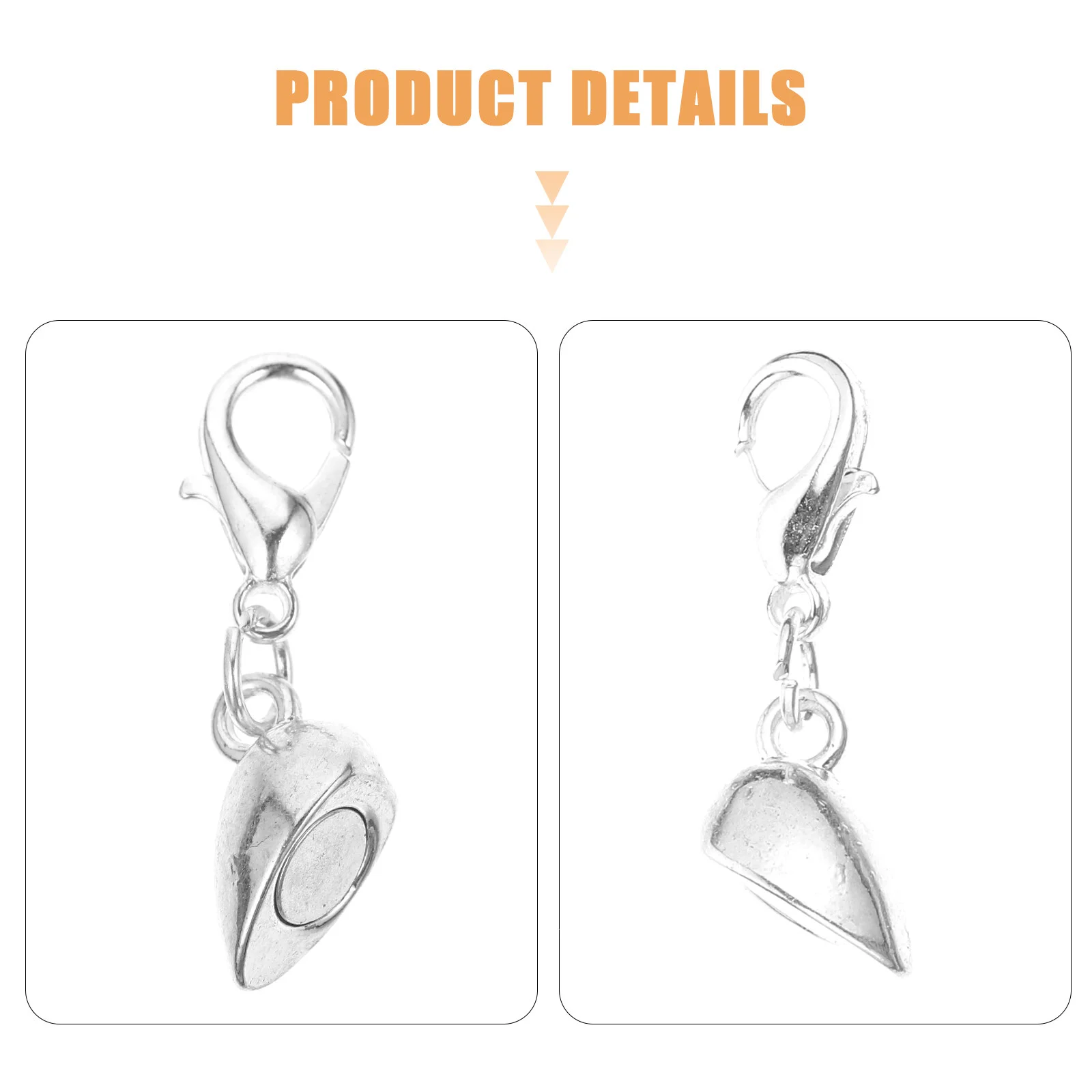 Love Palm Magnetic Buckle Jewelry Clasps Bracelet Connector Hearts Necklace Connectors