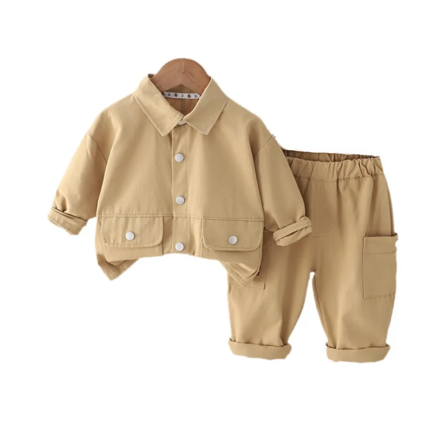 

New Spring Autumn Baby Clothes Suit Children Outfits Infant Boys Jacket Pants 2Pcs/Sets Toddler Casual Costume Kids Tracksuits