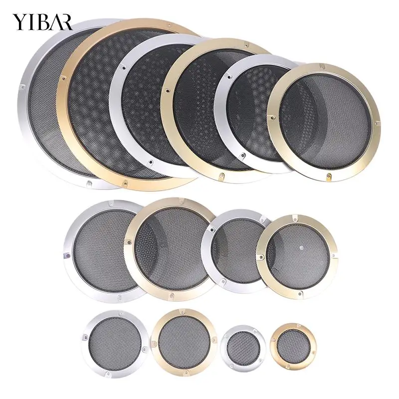 

Сетчатая Крышка для динамика, высококачественный автомобильный сетчатый корпус для динамиков, пластиковая рамка, металлические решетки из железа, решетки из железа