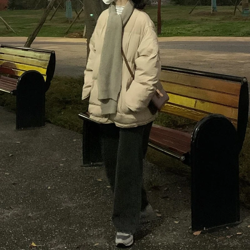 2022 Small Cotton Padded Jacket Women's Winter Ins Popular Design Sense, Loose And Thickened Japanese Cute Cotton Padded Jacket