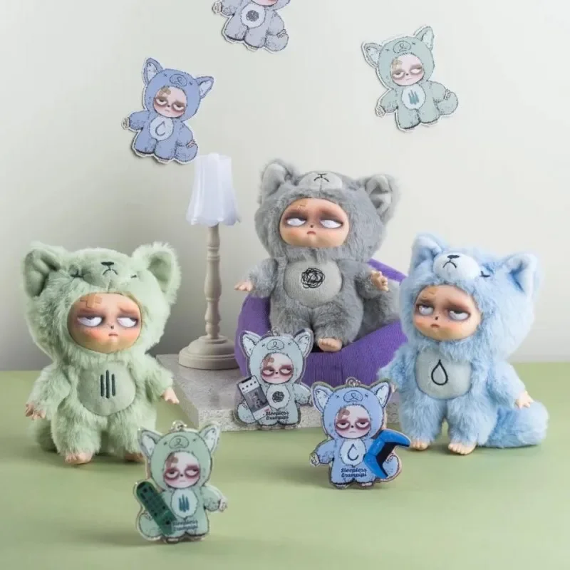 Фото Sleepless Grumpipi Series Mystery Box Виниловая милая кукла Фигурка Kawaii Прекрасные куклы Сумка-сюрприз Подвеска Декор Игрушка Слепая коробка №5