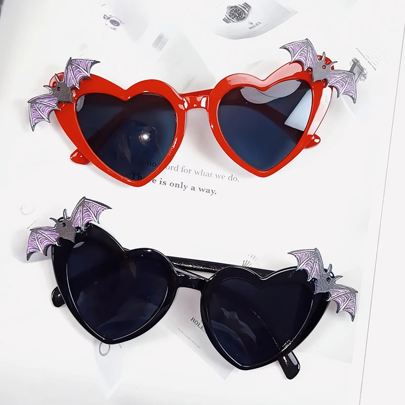

Bat Sunglasses Spooky Gothic Halloween Decoration Cosplay Costume Accessories Happy Halloween Eve Party Goth Birthday Gift