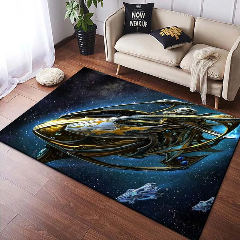 

Star Craft Printed Floor Mat Carpet for Bedroom Anti-Skid Child Play Area Rug Non-slip Mat Livingroom Home Decor Soft Mat Gift