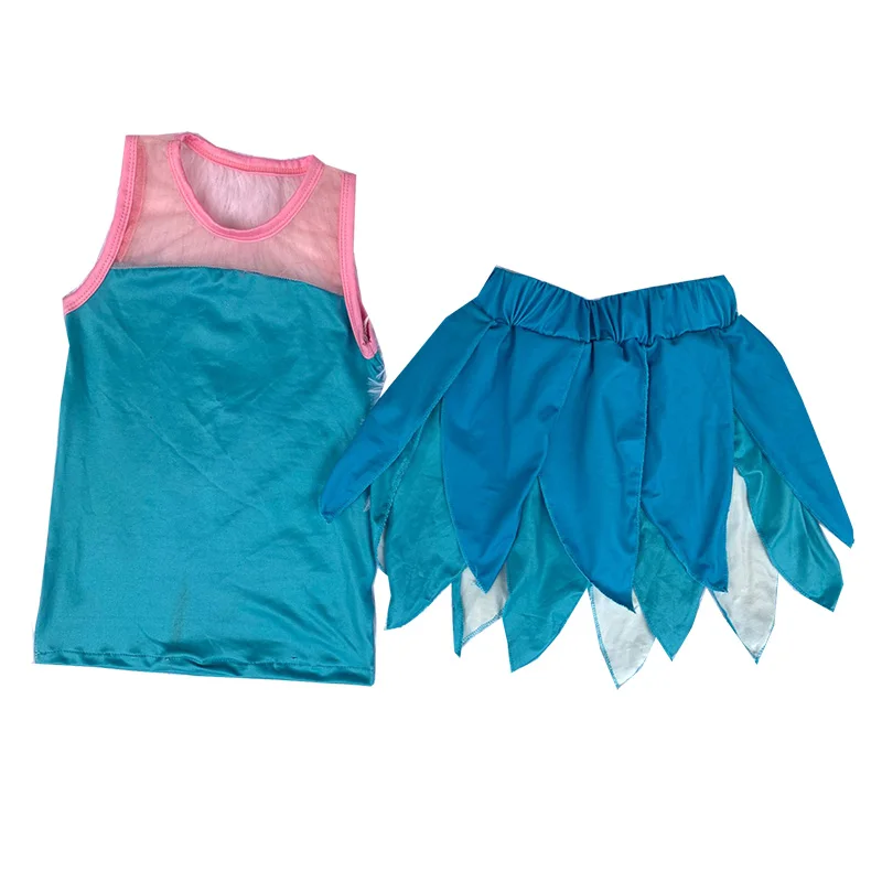 

Boutique summer princess bikini round neck sleeveless swimsuit girls sets