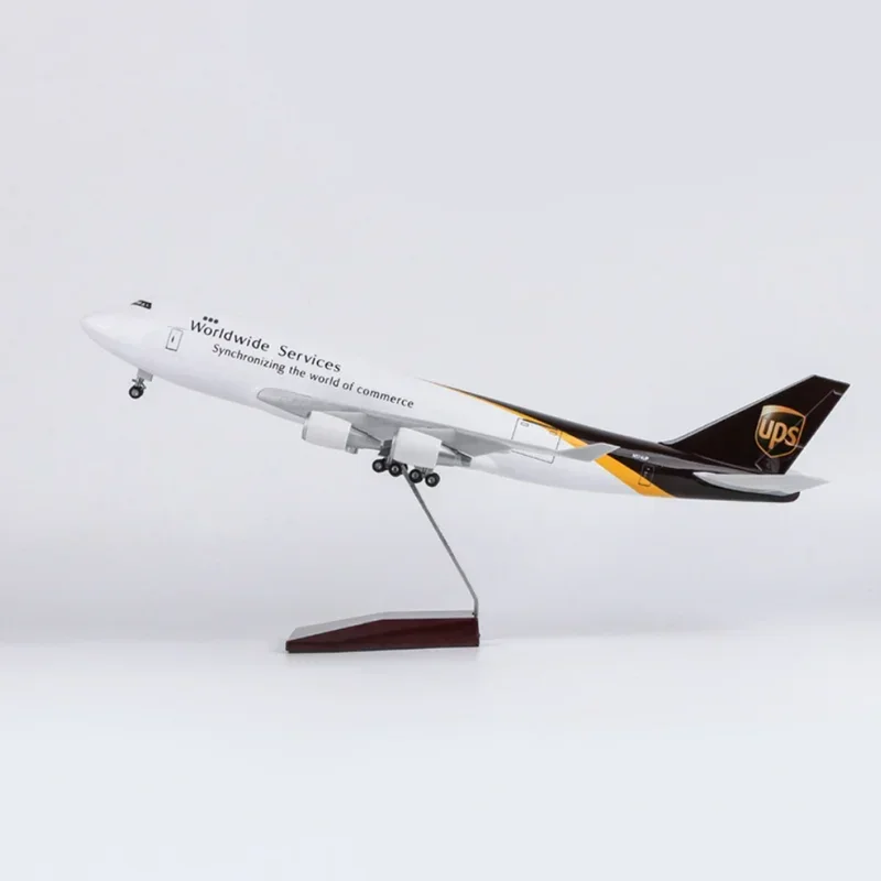 Масштаб 1:157 B747-400 B747 UPS Express Cargo Airlines самолет из смолы пластиковая сборка реплика