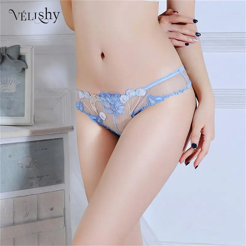 

Женское сексуальное кружевное Эротическое белье с вышивкой, женские сетчатые прозрачные трусики, женское нижнее белье для интима, трусики ...