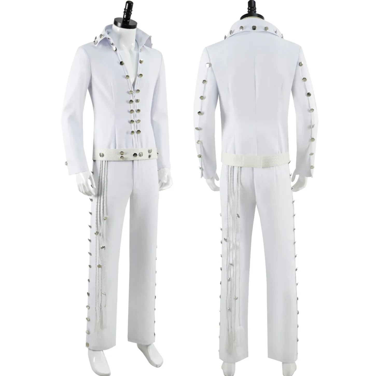 

Movie Presley Cosplay Mens Party Costume Adult Shirt Pants Full Suits Halloween Carnival Disguise Costume