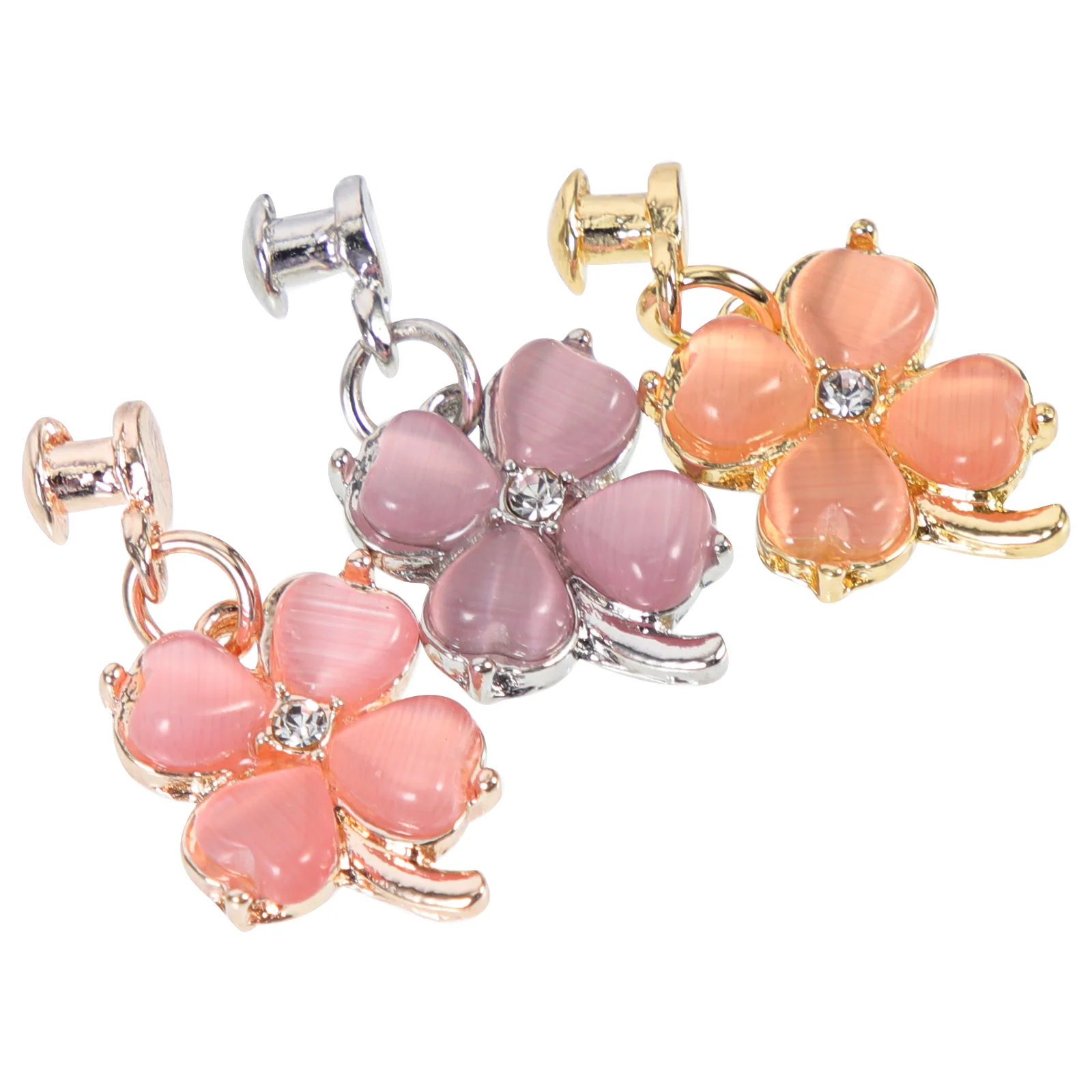 

Watchband Charms Watch Nails Decorative Flower Designed Loops Supplies Ring Strap Nail Miniature Pendants Silicone Bracelet