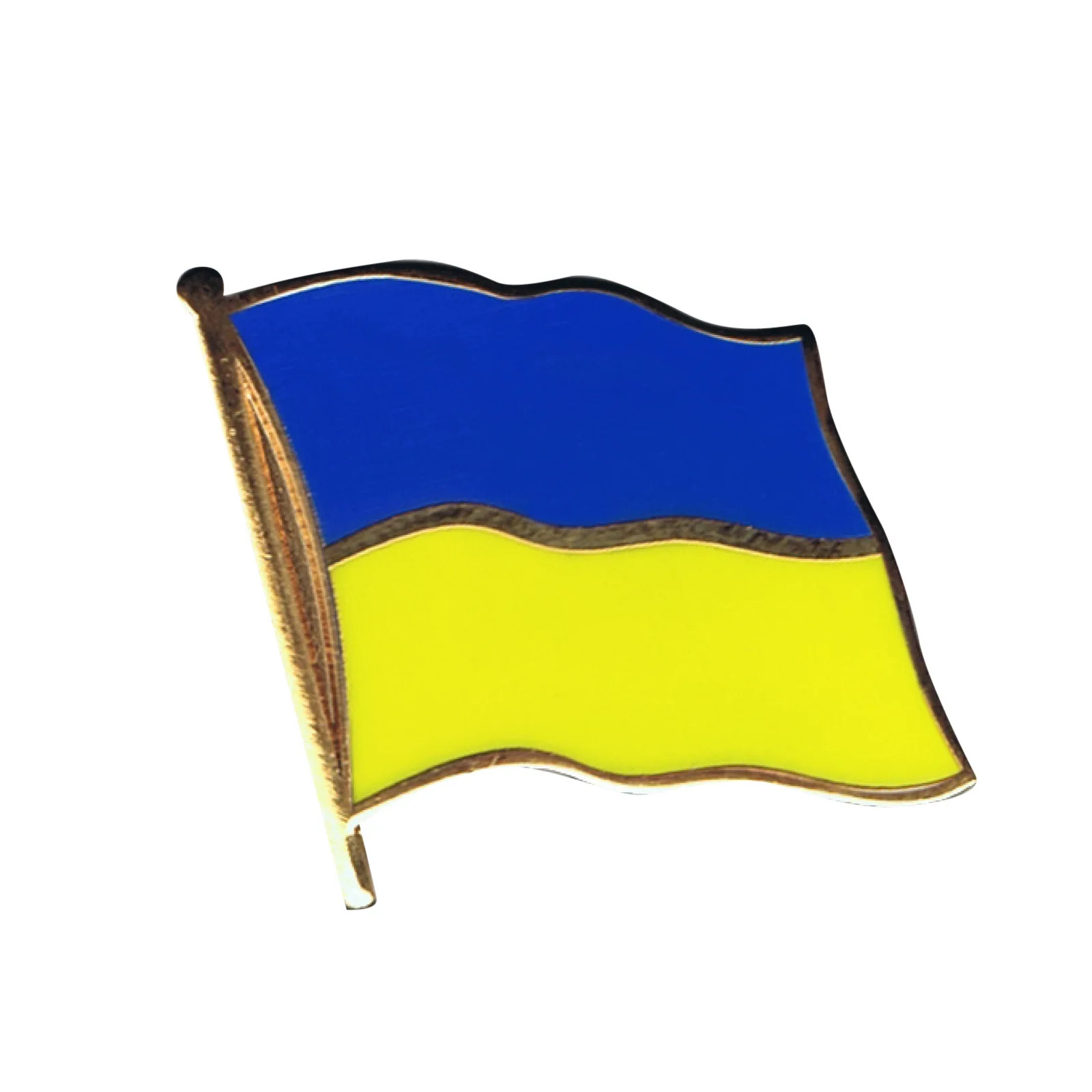 

1PC Coat of Arms of Ukraine flag pin lapel pin badge Brooch